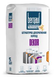 Штукатурка Бергауф Dekor декоративная  цементная (белый) 25кг*1 (56шт)