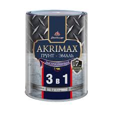 Грунт-эмаль 3 в 1 быстросохнущая мат. AKRIMAX-PREMIUM голубая 1,7кг