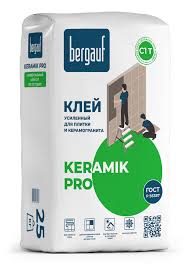 Клей Бергауф Keramik Pro С1 усиленный для керамич. плитки 25кг*1 (56шт)