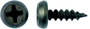 Саморезы 3,5х11 полуцилиндр, оксид, острые (1000 шт)