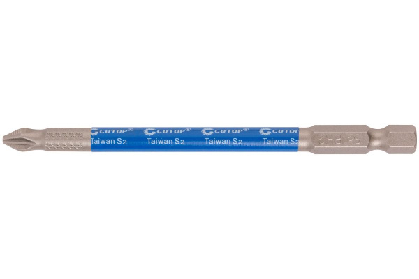 Набор стальных бит 10шт CUTOP Profi PH2*100мм  83-328