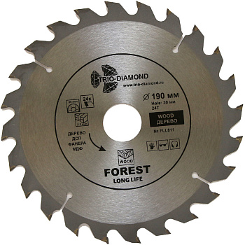 Диск пильный 190*2.0*30*24Т FLL811