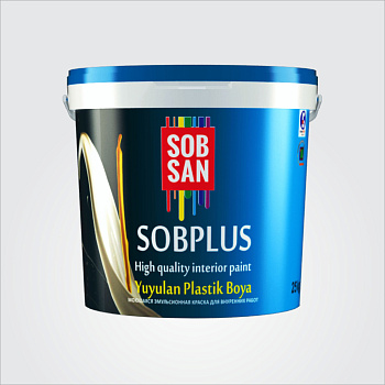 Краска эмульсионная Плюс Sobplus 10кг