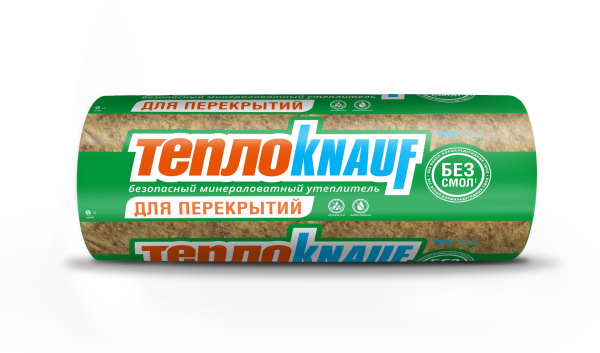 Утеплитель ТеплоКНАУФ ДЛЯ ПЕРЕКРЫТИЙ TR 040 50*1220*7380мм (18 м2/0,9 м3, 32шт)
