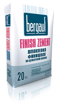 Шпаклевка Бергауф Finish Zement финишная на цементной основе 20кг*1 (64шт)