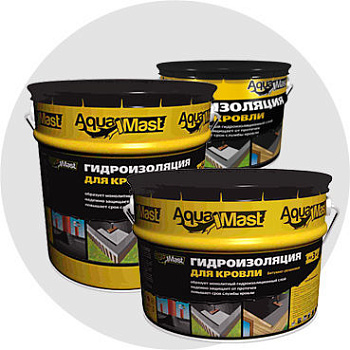 Мастика Технониколь битумно-резиновая AquaMast 18 кг (36 шт)