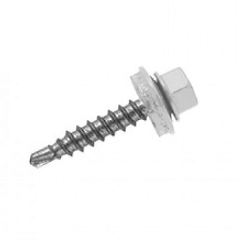 Саморезы 4,8х29 кровельный, RAL 9003 (белый)ТК (250 шт)