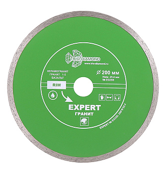 Диск алмазный 230*25.4 Сплошной Эксперт Гранит Hot press EG356