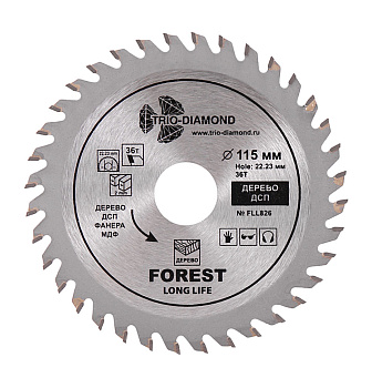 Диск пильный 115*22,23*36T FLL826