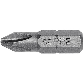 Бита CrV, PH2 x25мм, 10шт FIT 128002