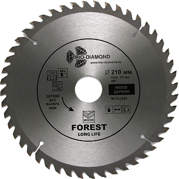 Диск пильный 210*32*48T FLL825