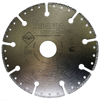 Диск алмазный отрезной 125*22.23 Hilberg Super Metall 520125
