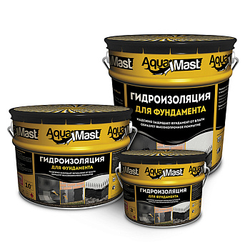 Мастика Технониколь битумная AquaMast 3  кг (144 шт)