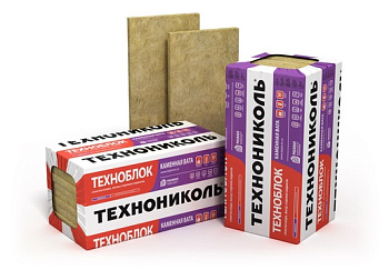 Утеплитель Технониколь ТЕХНОБЛОК СТАНДАРТ 1200х600х100мм (2,88 м2, 0,288 м3), 24 шт, пл.40-50