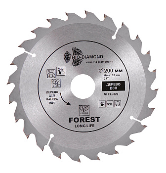 Диск пильный 200*32/30*24T FLL829