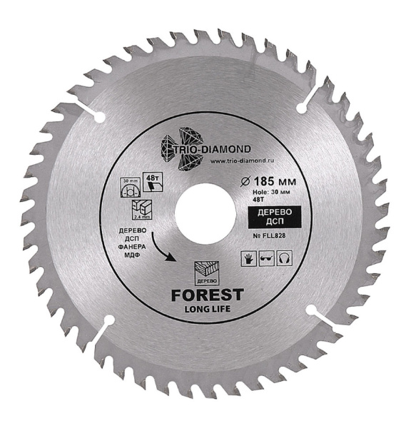 Диск пильный 185*30/20*48T FLL828